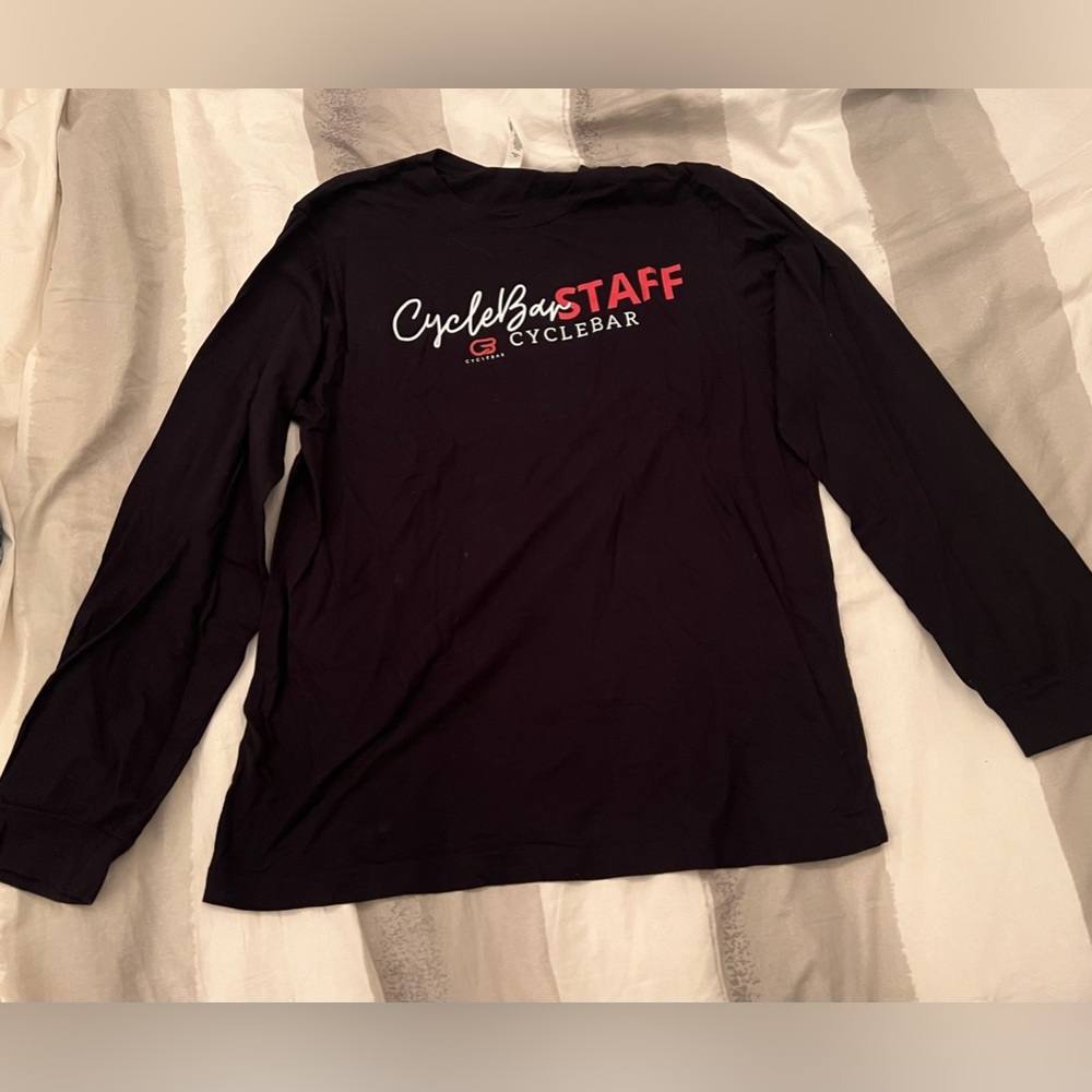CycleBar Custom Staff Long Sleeve T-Shirt Size Large